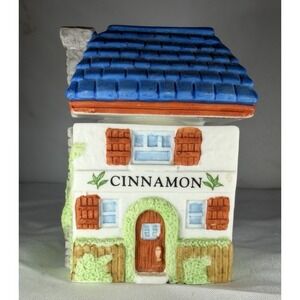 Vtg Spice Jar  CINNAMON Country Kitchen Collection 1994 House Cottage Core